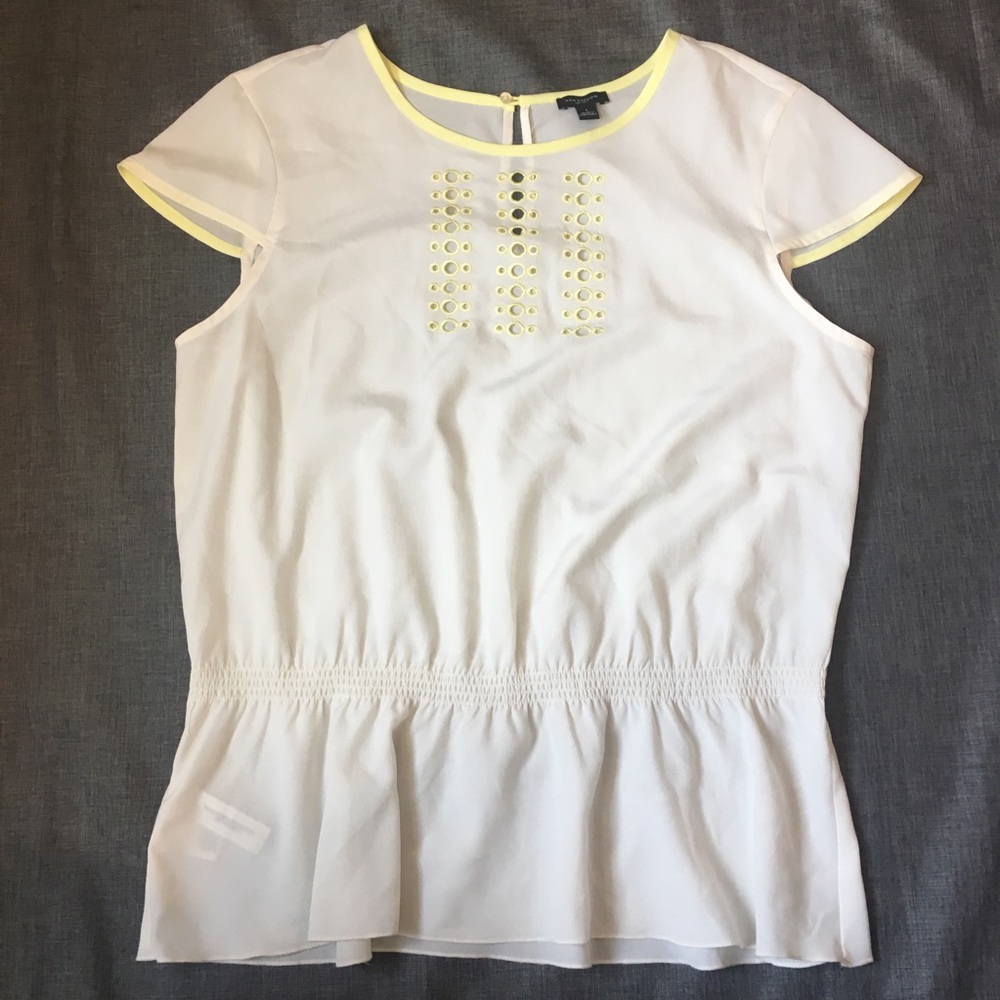 Ann Taylor peplum top